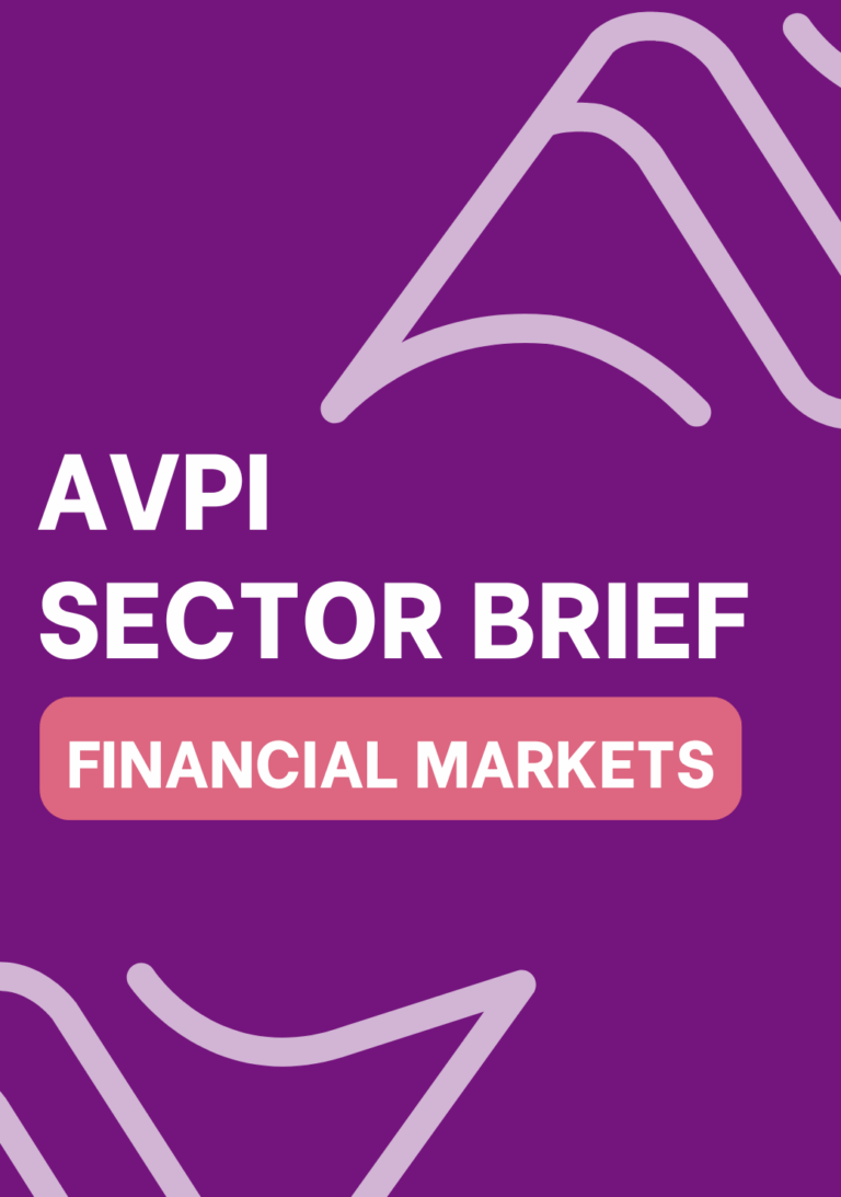 AVPI Sector Brief: Financial Markets